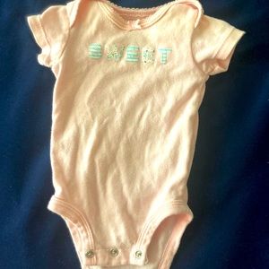 “Sweet” Gerber newborn onesie